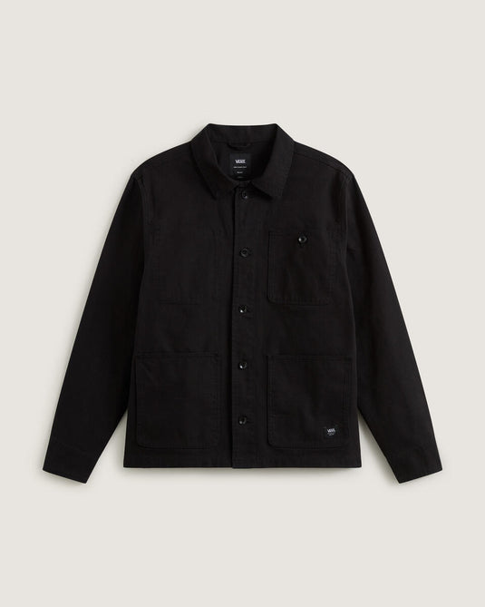 Vans Men's Drill Chore Canvas Jacket Black VN000KV1BLK