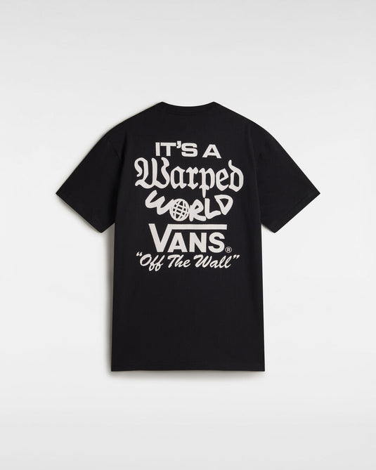 Vans Men's Warped World T-Shirt Black VN000M5EBLK