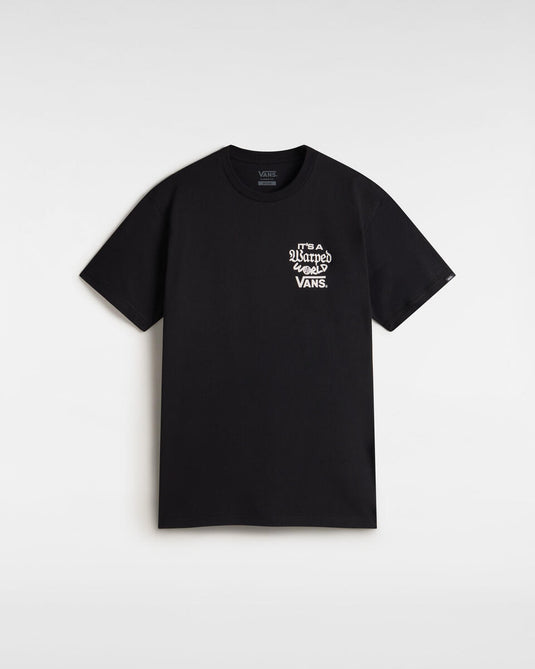 Vans Men's Warped World T-Shirt Black VN000M5EBLK
