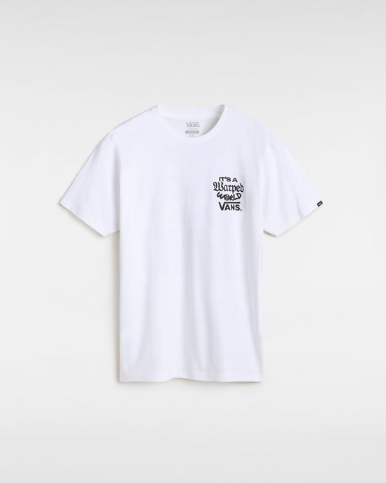 Vans Men's Warped World T-Shirt White VN000M5EWHT