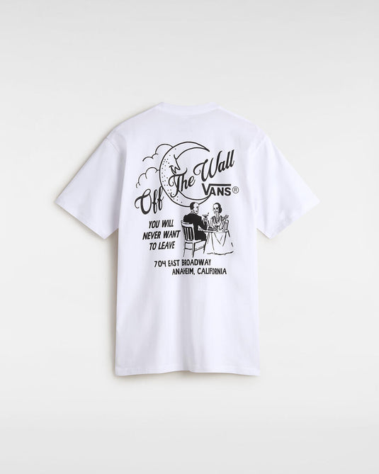 Vans Men's Fine Dining T-Shirt White VN000M6BWHT