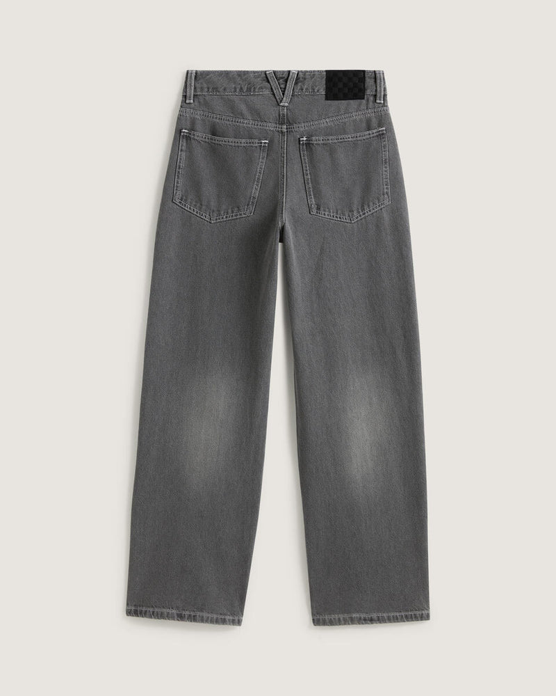 Load image into Gallery viewer, Vans Women&#39;s Sirelle 5 Pocket Puddle Pants Grey Wash VN000MB5Y7J
