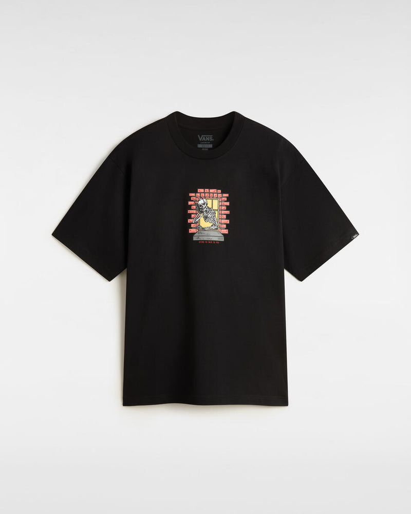 Load image into Gallery viewer, Vans Men&#39;s Skull Reaper Window T-Shirt Black VN000NHUBLK
