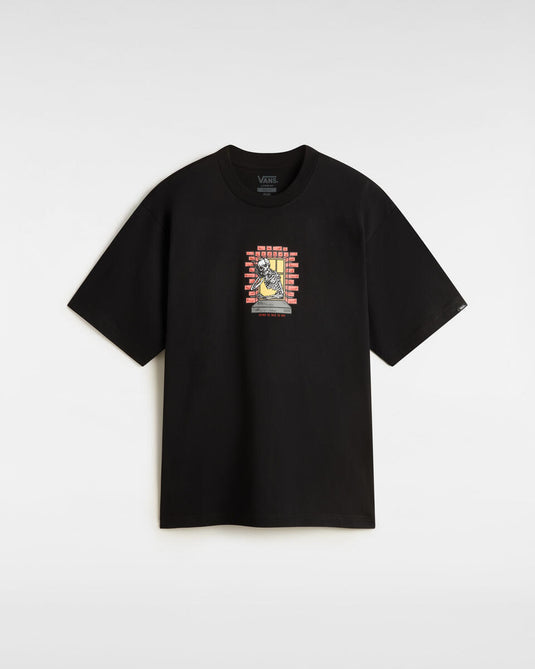 Vans Men's Skull Reaper Window T-Shirt Black VN000NHUBLK