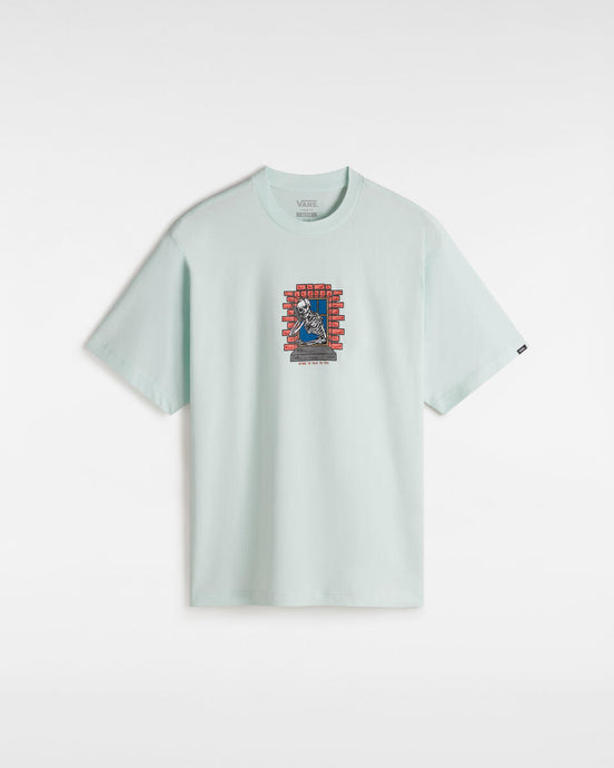 Vans Men's Skull Reaper Window T-Shirt Hint Of Mint VN000NHURNE