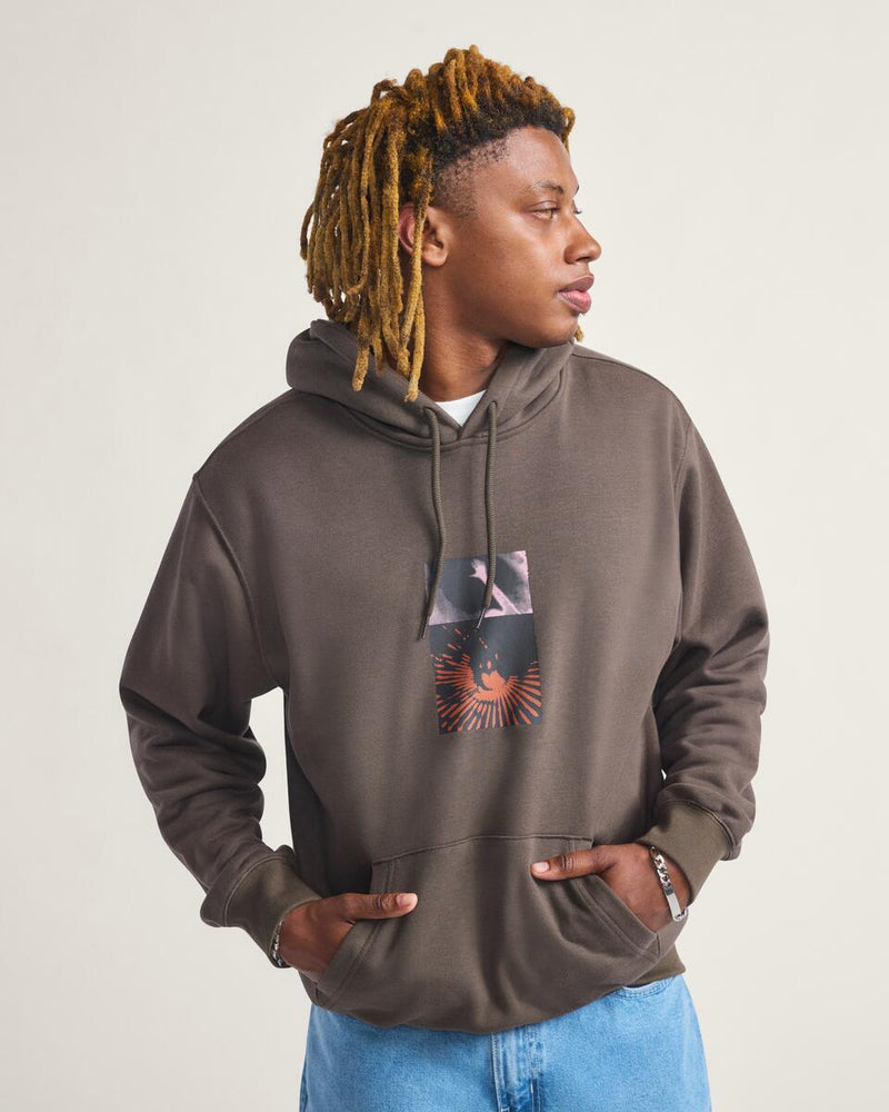 Load image into Gallery viewer, Vans Men&#39;s Transcend Pullover Hoodie Brown VN000PAHEMP
