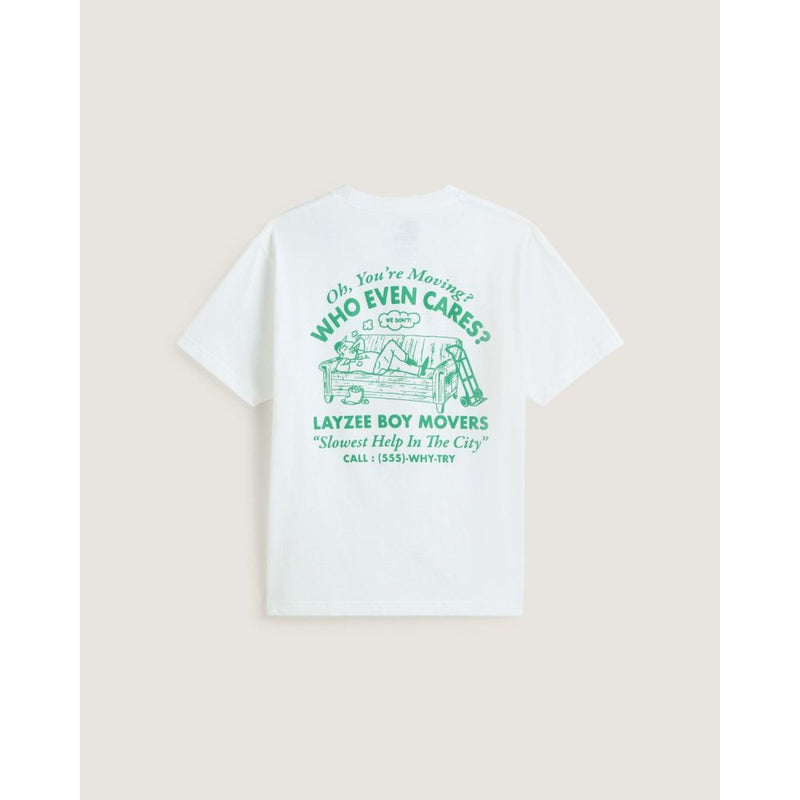 Load image into Gallery viewer, Vans Men&#39;s Moving Co T-Shirt White VN000PCQWHT

