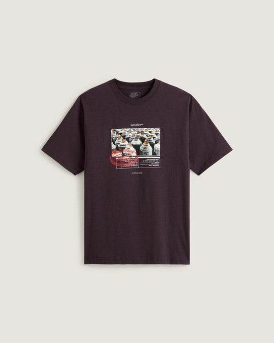 Vans Men's Style Tips T-shirt Dark Port VN000PCXEMS