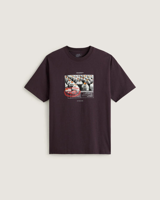 Vans Men's Style Tips T-shirt Dark Port VN000PCXEMS