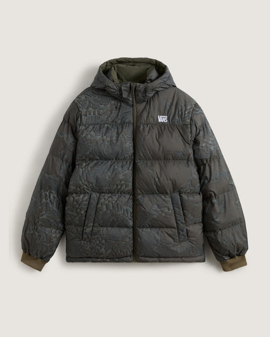 Vans Men's Bridgewood Reversible Puffer Jacket Green VN000PJ7KCZ