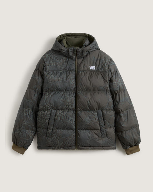 Vans Men's Bridgewood Reversible Puffer Jacket Green VN000PJ7KCZ