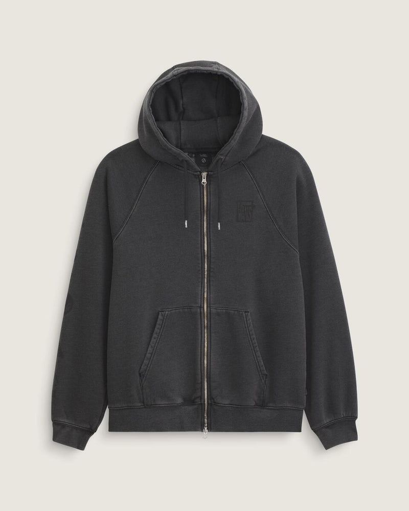 Load image into Gallery viewer, Vans Men&#39;s MTE TeamTeam Full Zip Hoodie Black VN000PJMBLK
