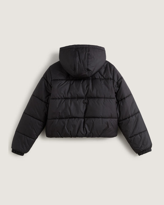 Vans Women's Hillgate Cropped Puffer Jacket Black VN000PK1BLK