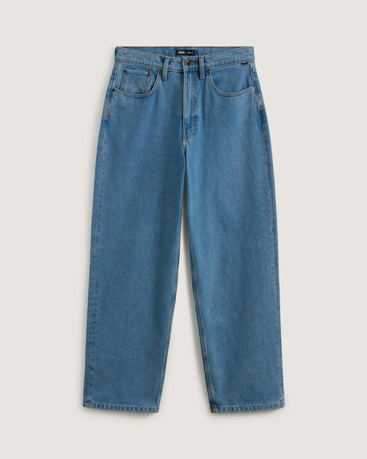Vans Men's Check-5 Baggy Denim Pants Stone Wash/Blue VN000PQHCDX
