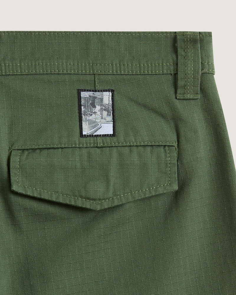 Load image into Gallery viewer, Vans Men&#39;s Skate Loose Cargo Pants by Atiba Jefferson Pine Forest Green VN000Q74EN6
