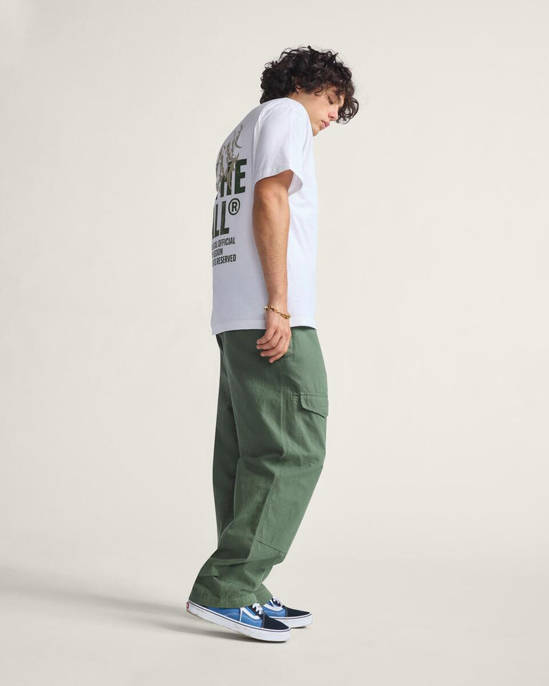 Load image into Gallery viewer, Vans Men&#39;s Skate Loose Cargo Pants by Atiba Jefferson Pine Forest Green VN000Q74EN6
