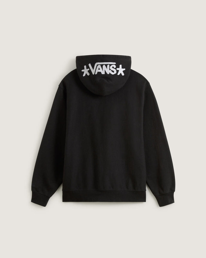 Load image into Gallery viewer, Vans Men&#39;s Skate Atiba Haze Full Zip Hoodie Black VN000Q77BLK
