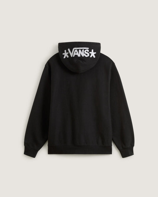 Vans Men's Skate Atiba Haze Full Zip Hoodie Black VN000Q77BLK