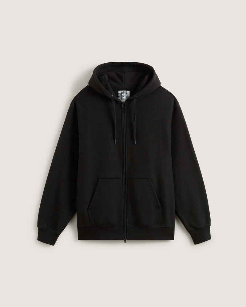 Load image into Gallery viewer, Vans Men&#39;s Skate Atiba Haze Full Zip Hoodie Black VN000Q77BLK

