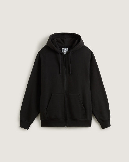 Vans Men's Skate Atiba Haze Full Zip Hoodie Black VN000Q77BLK