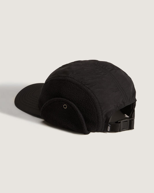 Vans Unisex 66 Earflap Tall Camper Hat Black VN000QA7BLK