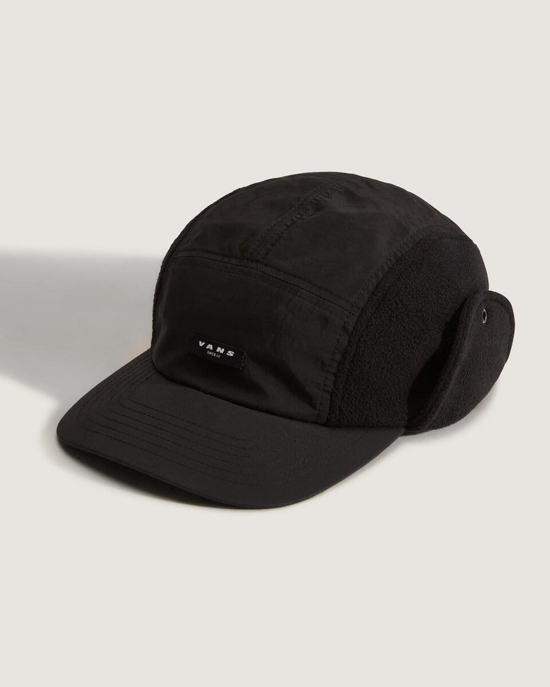 Load image into Gallery viewer, Vans Unisex 66 Earflap Tall Camper Hat Black VN000QA7BLK

