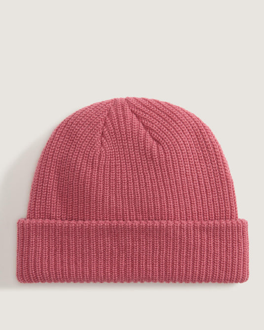 Vans Unisex Core Basic Cuff Beanie Mauvewood Pink VN000QB4ZRY