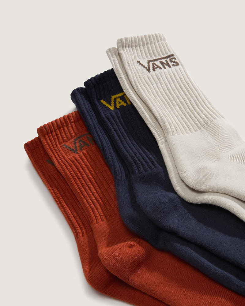 Load image into Gallery viewer, Vans Unisex Classic Crew Socks (3 Pairs) Blue VN000QBVJDU
