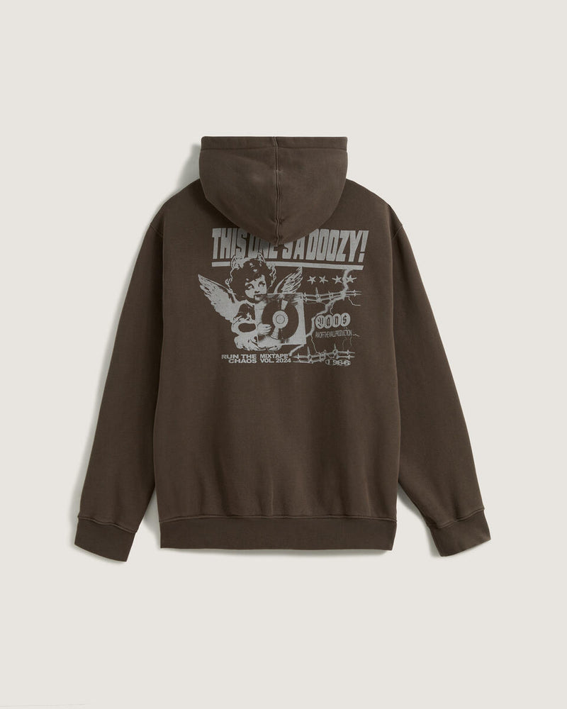 Load image into Gallery viewer, Vans Men&#39;s Earthbound Loose Fit Full Zip Hoodie Coal Brown VN000RDCEMP
