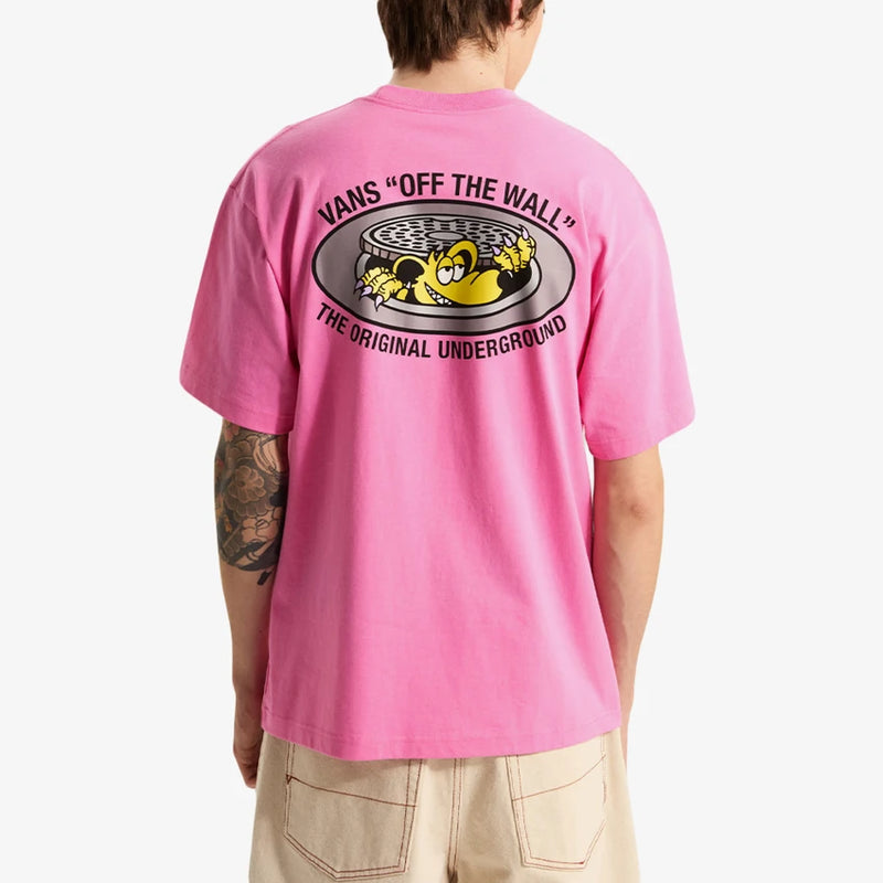 Load image into Gallery viewer, Vans Men's Downside T-Shirt Pink Fizz VN000SXSFRQ
