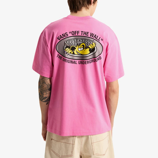 Vans Men's Downside T-Shirt Pink Fizz VN000SXSFRQ