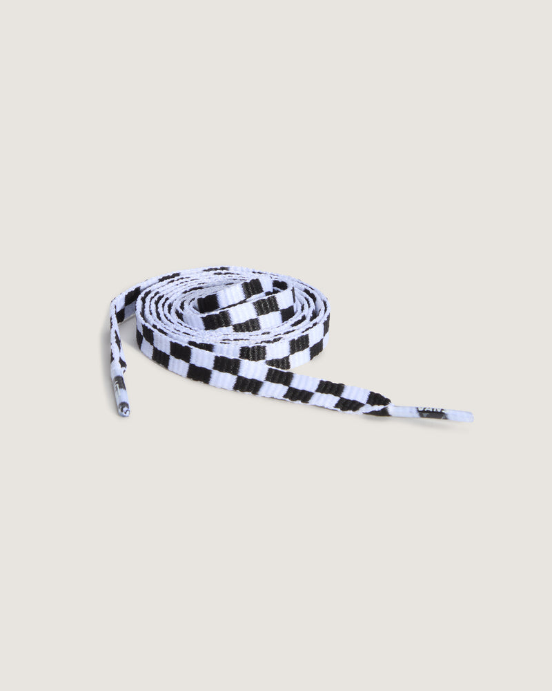 Load image into Gallery viewer, Vans Unisex Checkerboard Fat Shoe Laces Black/White VN000T0HY28
