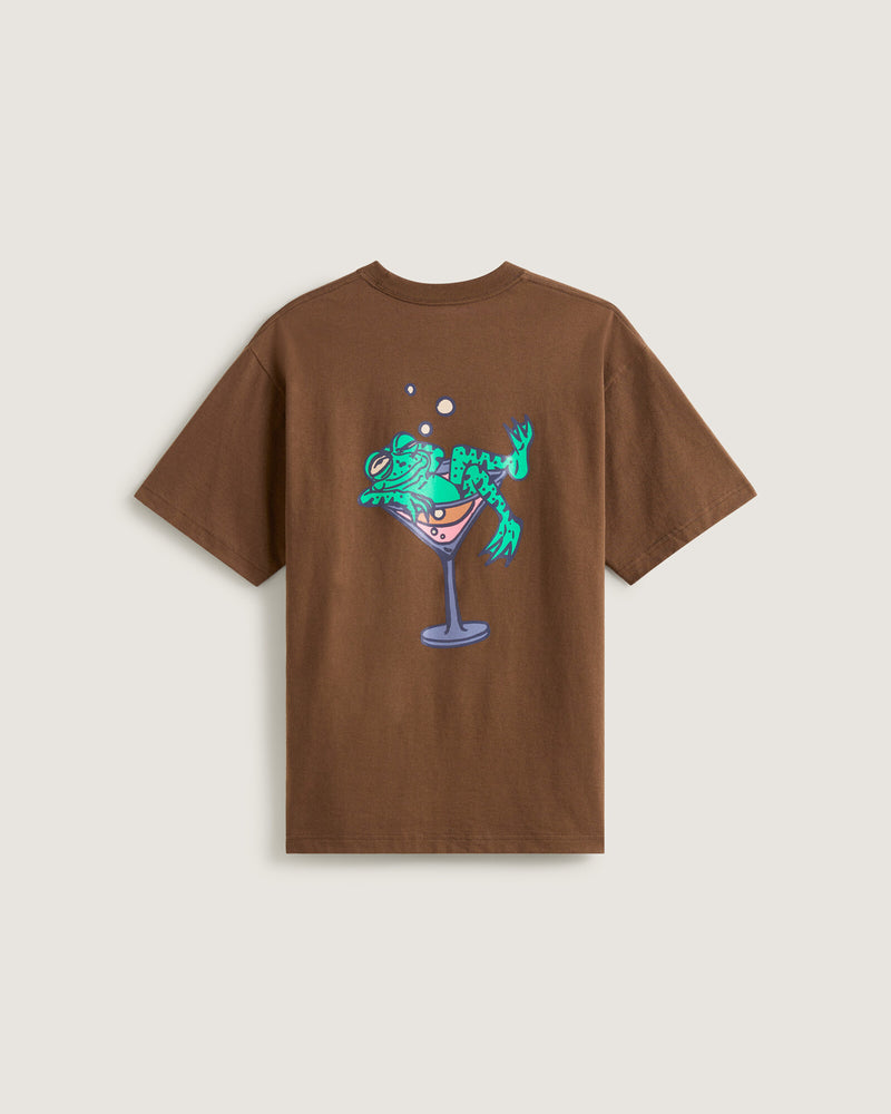 Load image into Gallery viewer, Vans Men's Bar Hopper T-Shirt Vintage Cacao VN000TQPFST
