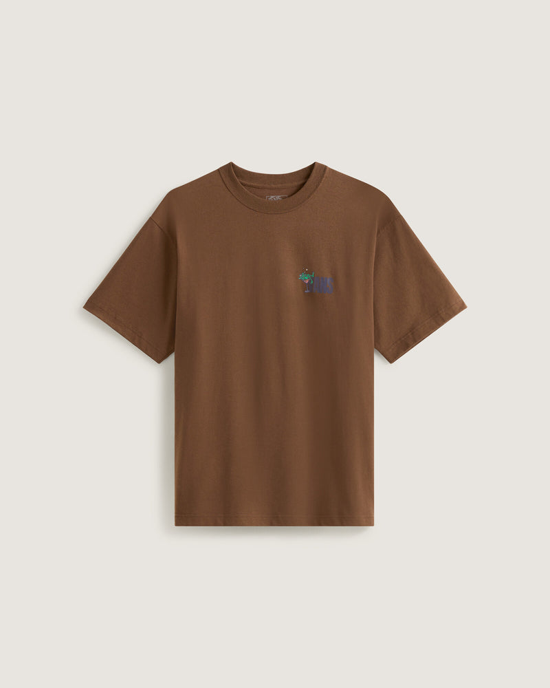 Load image into Gallery viewer, Vans Men's Bar Hopper T-Shirt Vintage Cacao VN000TQPFST
