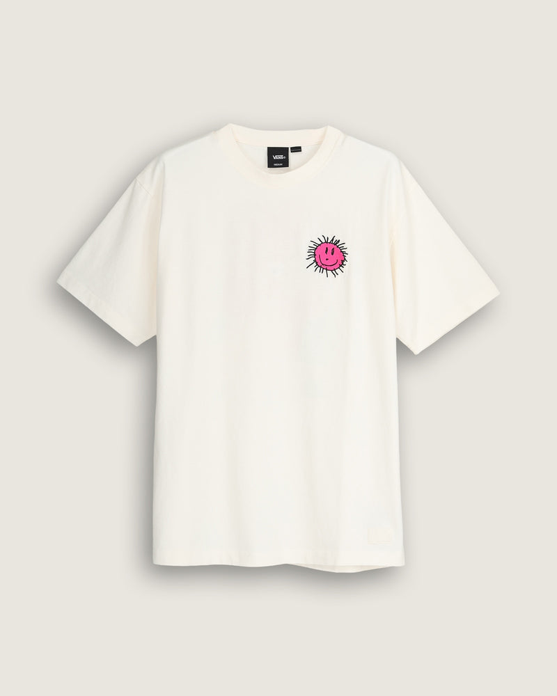 Load image into Gallery viewer, Vans Men's Checkered Board Behaviour T-Shirt Egret VN000U5SC9F
