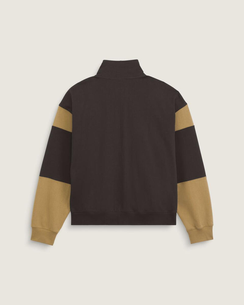 Load image into Gallery viewer, Vans Men's Retro Sport Mock Neck Full Zip Faded Black VN000U97EMV
