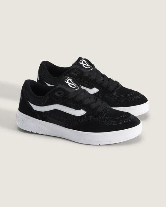 Vans Men's Skate Rowan Z3 Shoes Black/White/Red VN000V74BWT