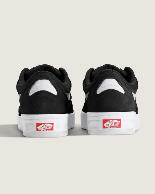 Vans Men's Skate Rowan Z3 Shoes Black/White/Red VN000V74BWT