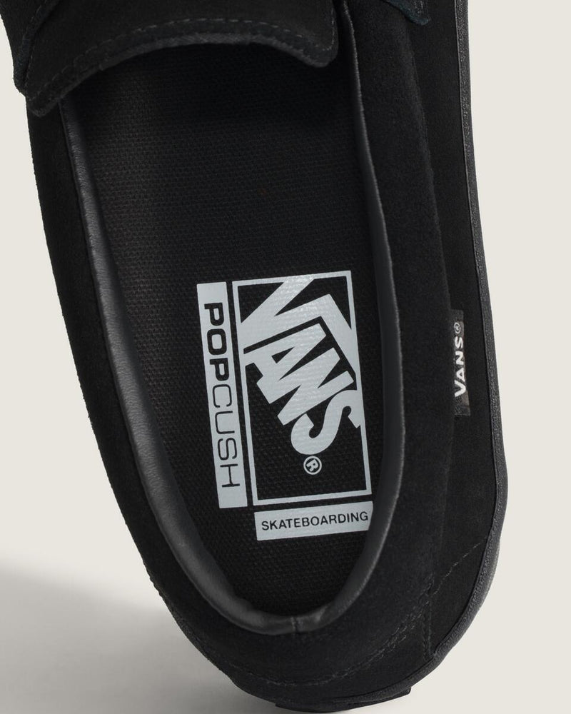Load image into Gallery viewer, Vans Unisex Skate Loafer Shoe Suede Black/Black VN000VA6BKA
