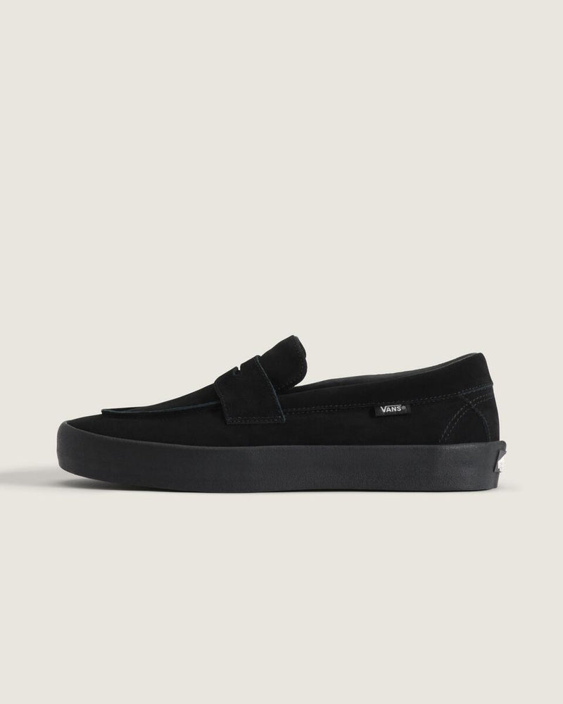 Load image into Gallery viewer, Vans Unisex Skate Loafer Shoe Suede Black/Black VN000VA6BKA
