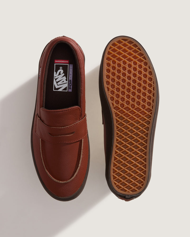 Load image into Gallery viewer, Vans Unisex Skate Loafer Shoes Rust Bronze VN000VAQFSB
