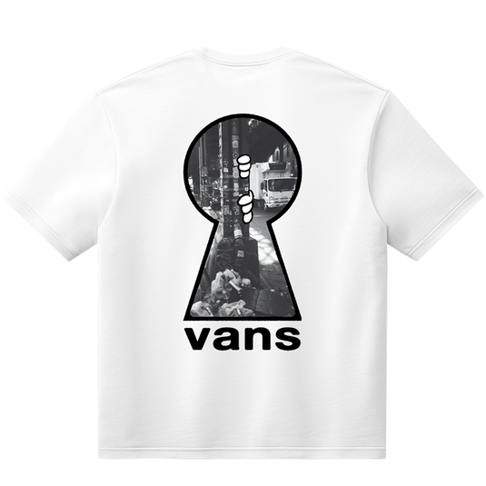 Vans Men's Keyhole Classic T-Shirt White VN000VYFWHT