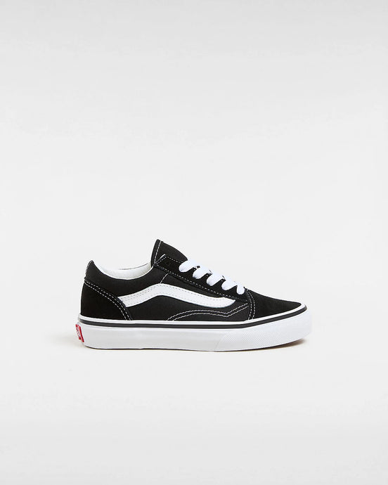 Vans Kids Old Skool Shoes (4-8 years) Black/True White VN000W9T6BT
