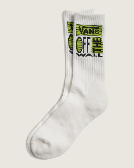 Vans Unisex Verne Crew Socks White VN000X7TWHT