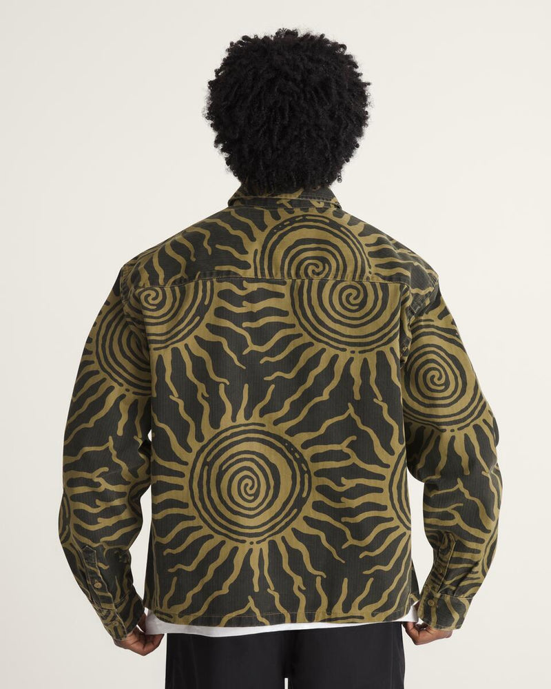 Load image into Gallery viewer, Vans Men's Martinez Cotton Shirt Faded Black VN000XQWEMV

