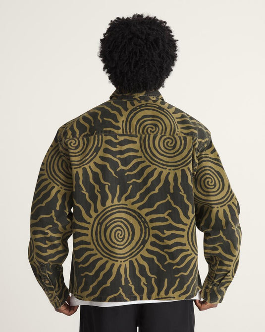 Vans Men's Martinez Cotton Shirt Faded Black VN000XQWEMV