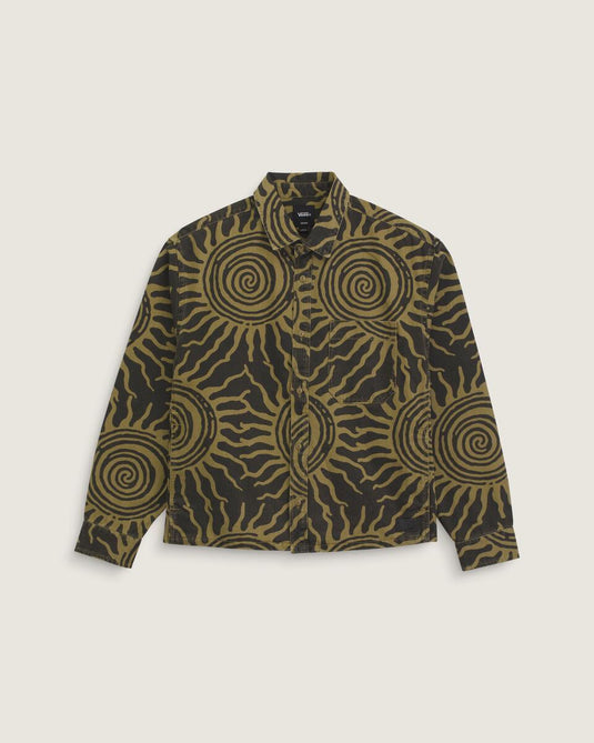 Vans Men's Martinez Cotton Shirt Faded Black VN000XQWEMV