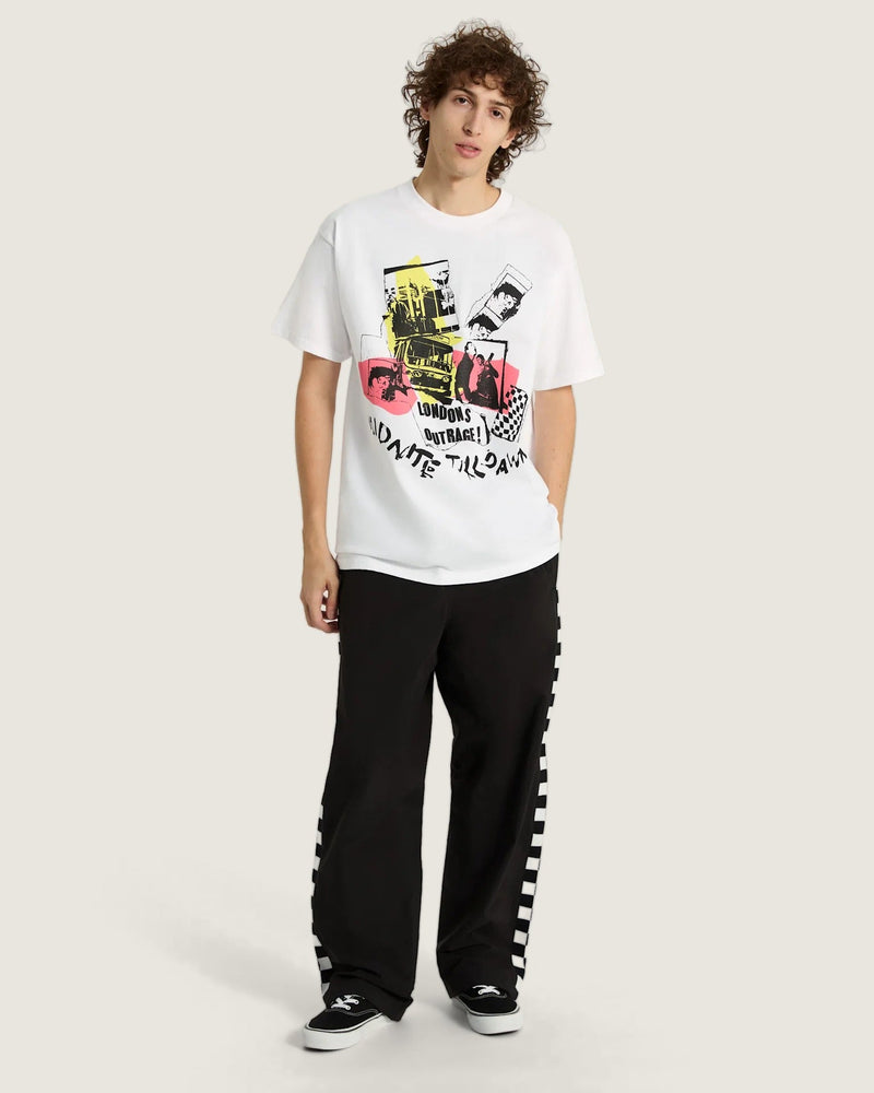 Load image into Gallery viewer, Vans Men's Sex Pistols London's Outrage T-Shirt  White VN00134TWHT
