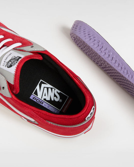 Vans Men's Skate Rowley Shoes Red VN0A2Z3ORED