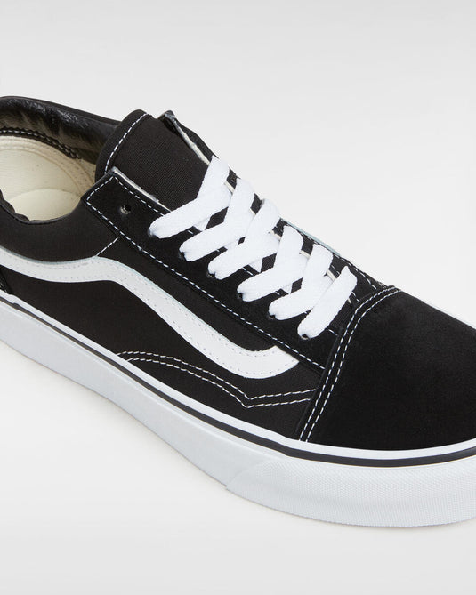 Vans Women's Platform Old Skool Shoes Black/White VN0A3B3UY28